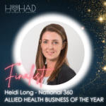 Heidi Long National 360 Allied Health Business Of The Year